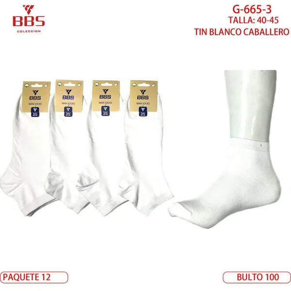CALCETIN CABALLERO BLANCO