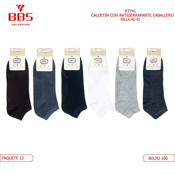 TIN ANTIDERRAPANTE CABALLERO COLORES