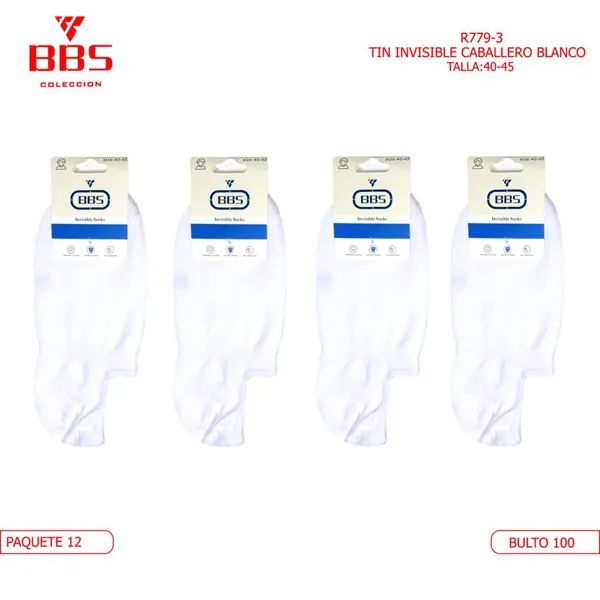 TIN INVISIBLE CABALLERO BLANCO