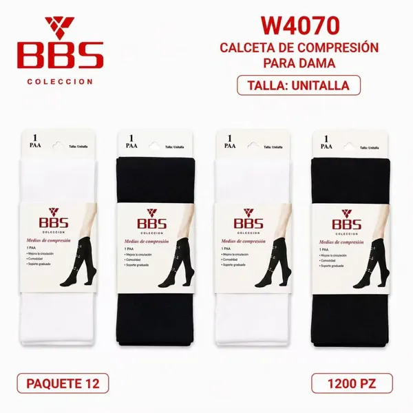 CALCETA DE COMPRESION PARA DAMA