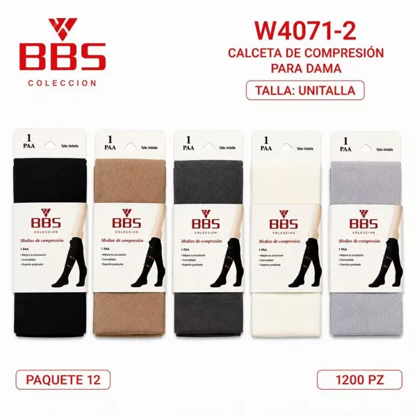 CALCETA DE COMPRESION PARA DAMA