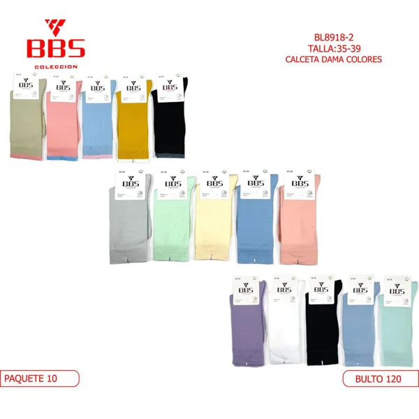 CALCETIN DAMA COLORES