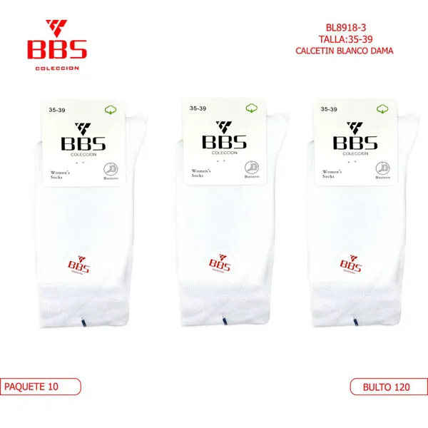 CALCETIN DAMA BLANCO