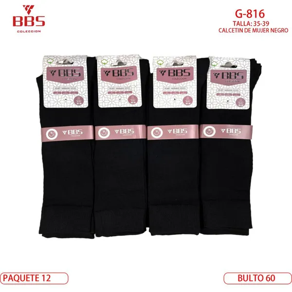CALCETINES DE MUJER COLOR NEGRO