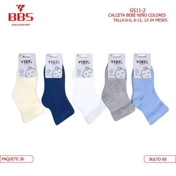 TIN BEBE NINO COLORES 0-6 6-12 12-24