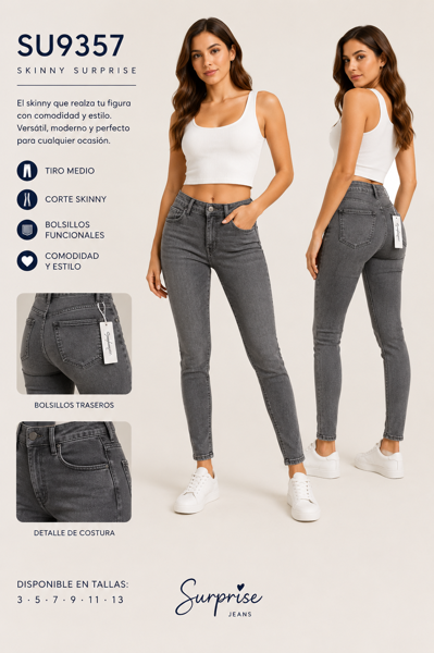 Jeans Skinny Surprise-SU9357