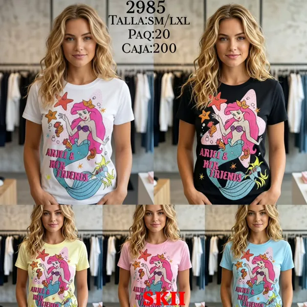 Playera de Ariel y sus amigos-2985