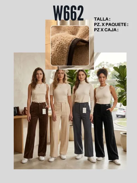Pantalones de Mujer-W662