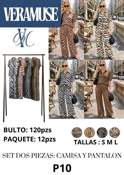 Conjunto Camisa y Pantalón-PANT10