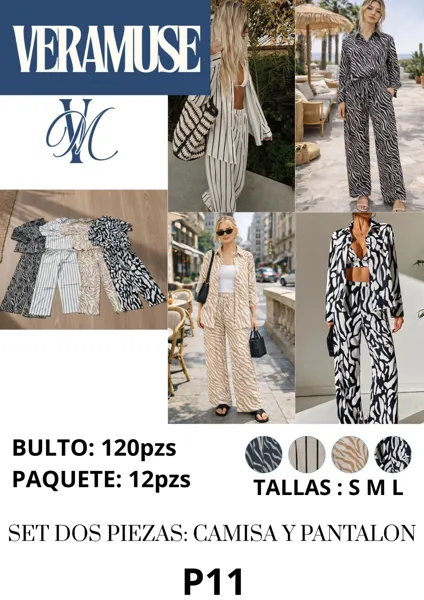 Conjunto de Camisa y Pantalón-PANT11