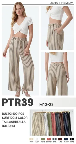 Pantalón Palazzo de Rayas-PTR39