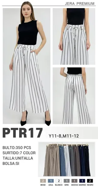 Pantalones Palazzo de Rayas-PTR17