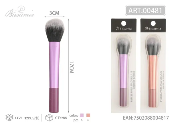 brocha de maquillaje para polvos sueltos y rubor