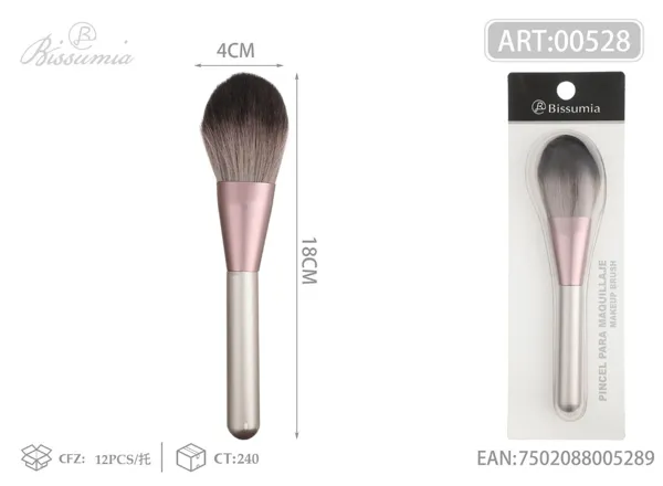 brocha de maquillaje pequeña en forma de uva