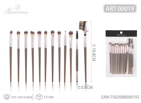 set de brochas para maquillaje