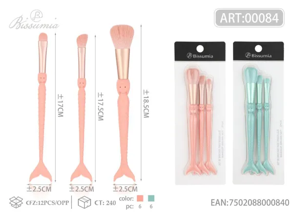 set de brochas para maquillaje