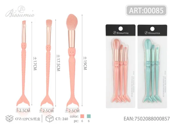 set de brochas para maquillaje