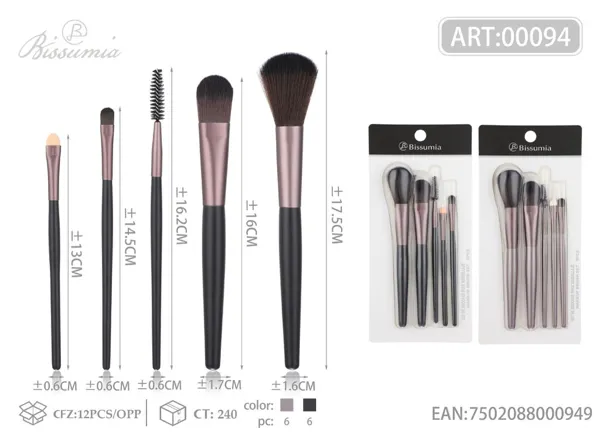 set de brochas para maquillaje