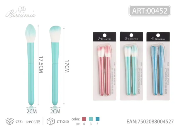 brocha de maquillaje 2pc/set
