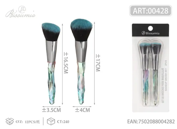brocha de maquillaje 2pc/set