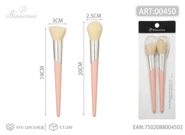 brocha de maquillaje 2pc/set