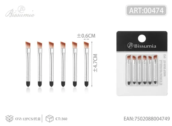Brochas de maquillaje 6pcs/paquete