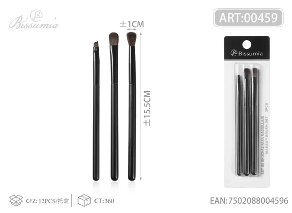 Set de 3 brochas de maquillaje 1#