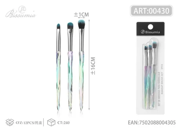 brocha de maquillaje 3pc/set