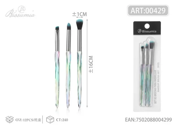 brocha de maquillaje 3pc/set