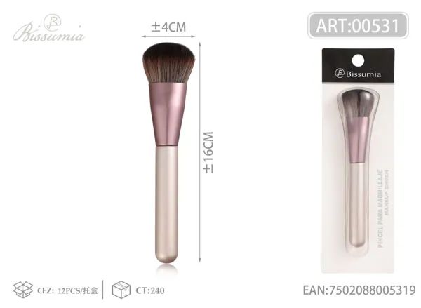 brocha de maquillaje pequeña en forma de uva