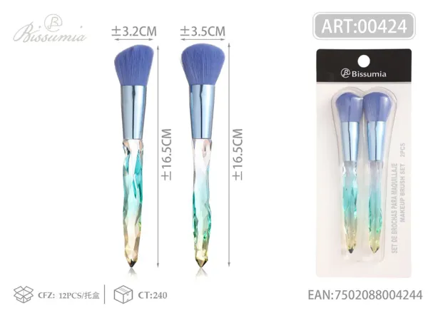 brocha de maquillaje 2pc/set