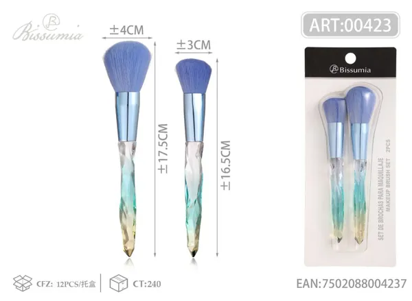 brocha de maquillaje 2pc/set