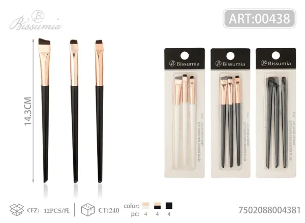 brocha de maquillaje 3pc/set