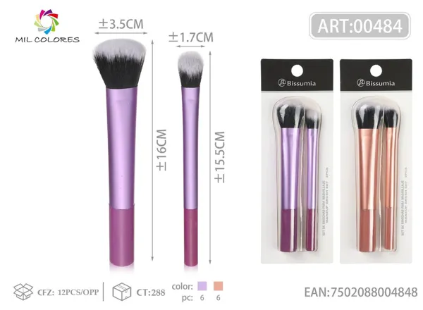 Set de 2 brochas de maquillaje 2#