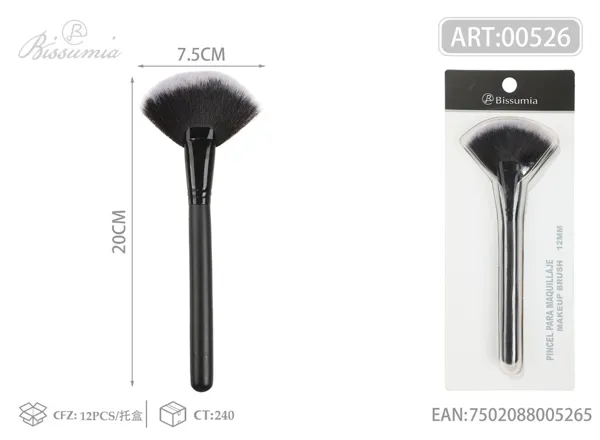 Brocha abanico de 12mm