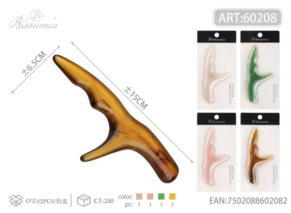 masajeador de belleza Gua Sha para meridianos 149*66mm