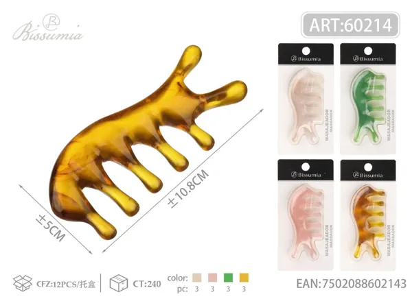 masajeador de belleza Gua Sha para meridianos 108*50mm