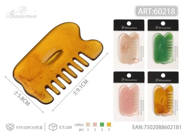 masajeador de belleza Gua Sha para meridianos 91*58mm
