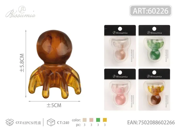 masajeador de belleza Gua Sha para meridianos 55mm*55mm