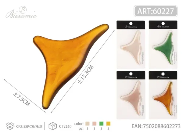 masajeador de belleza Gua Sha para meridianos 133mm*75mm