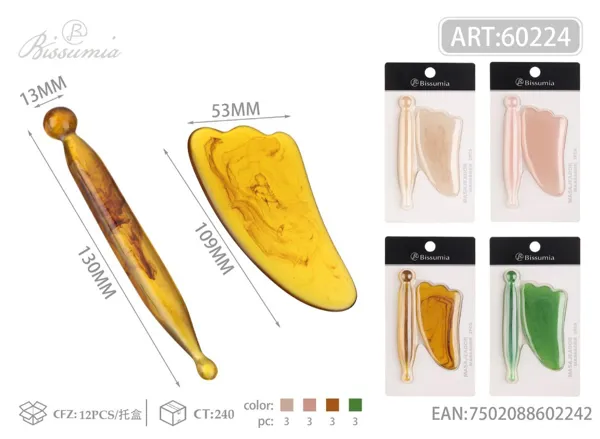 masajeador de belleza Gua Sha para meridianos 109*53mm/112*31mm
