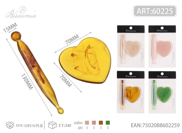 masajeador de belleza Gua Sha para meridianos 70mm*70mm/112*31mm