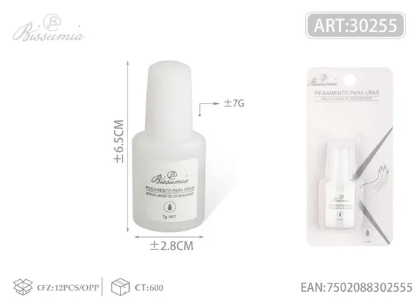 Gel para uñas de 7g con pincel