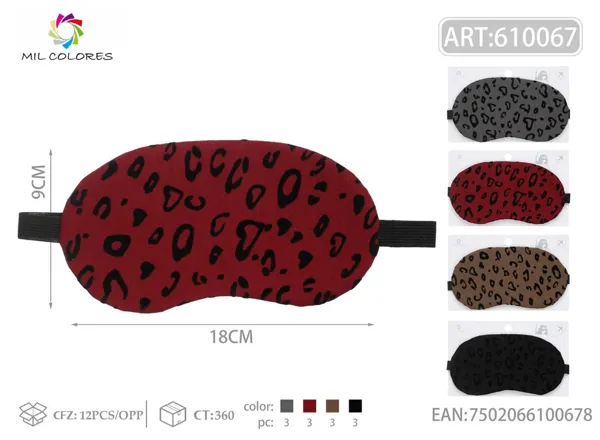 Máscara de ojos de leopardo