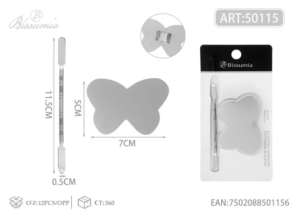 Set de paletas de maquillaje en forma de mariposa mate 7*5cm 2pcs