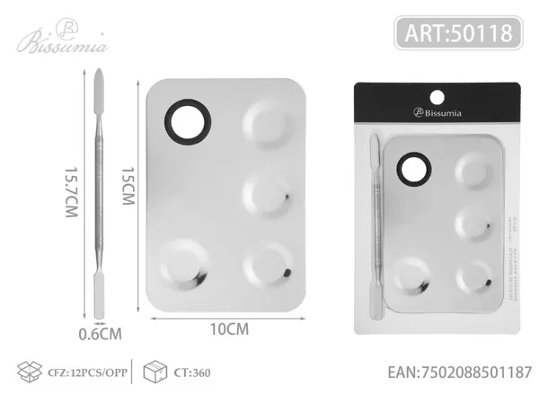 Set de paletas de maquillaje rectangulares grandes 15*10CM 2pcs