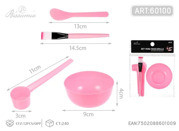 Set para mascarilla 4pcs