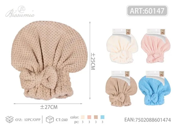 Gorro de baño de cuadros de piña