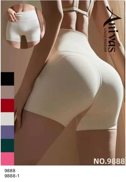 Shorts deportivo de tiro alto-9888