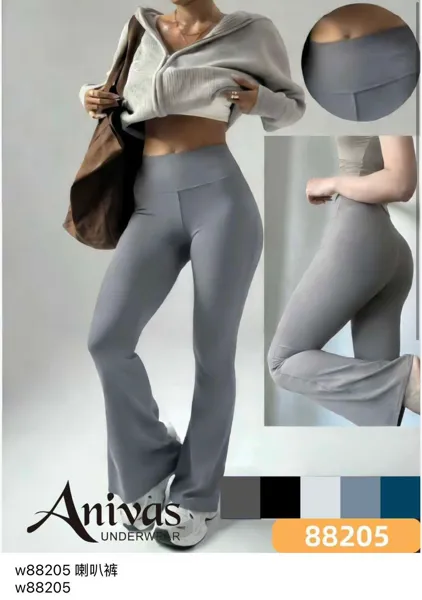 Leggings acampanados para mujer-W88205